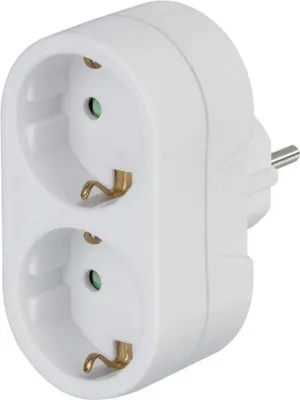 Image de Hama 00108876 Adapter de Elektrostecker Typ C (Euroconnexion) + Typ F White