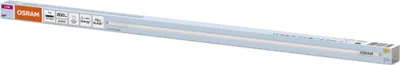 A product shot of an Osram LED tube light in its packaging, presented on a white background.