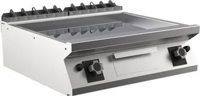 Immagine prodotto di Piastra per barbecue a gas Mareno M1-900 con superficie cromata liscia, 80 cm
