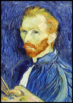 Zdjęcie produktu dla Plakat 70x100cm Self-Portrait 5, Van Gogh Vintage do Salonu
