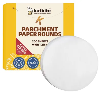 Obrázek produktu pro Kulatý pečící papír, 200 kusů, průměr 30,5 cm