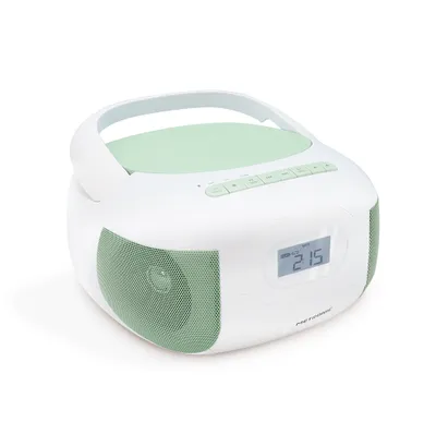 Produktbild von Metronic CD Player Radio Mady Bluetooth, MP3 mit USB-Anschluss, Micro-SD-Karte - Grün - Metronic 477186