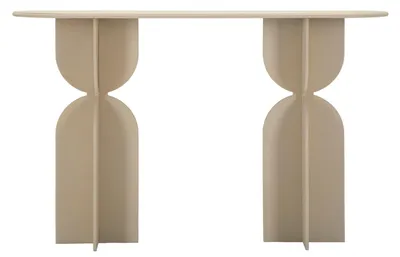 Obrázek produktu pro Konzolová konzola Dune 120 x 40 x 75,5 cm Kovová krémová barva