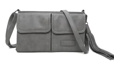 Produktbild von Fritzi aus Preußen Umhängetasche Vintage Fritzi24 Crossbody Rock grau