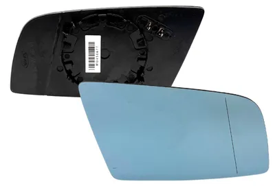 Produktbild von Spiegelglas Spiegel Außenspiegel Glas Rechts blau passend für BMW E60 E61 E63 64