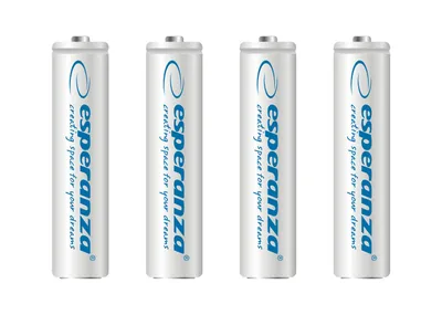 Obrázok produktu pre Nabíjacia batéria NI-MH AAA 1000mAh 4ks, biele 73323