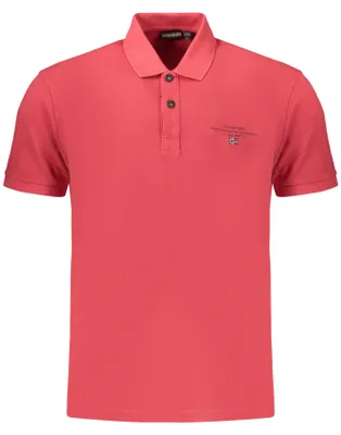 Immagine prodotto di Elegante polo da uomo rossa: vestibilità regolare con ricamo