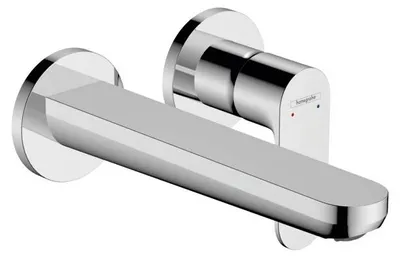 Obrázok produktu pre Hansgrohe 2-otvorová podomietková umývadlová batéria Rebris S F-Set 195 mm výtok chróm , 72528000