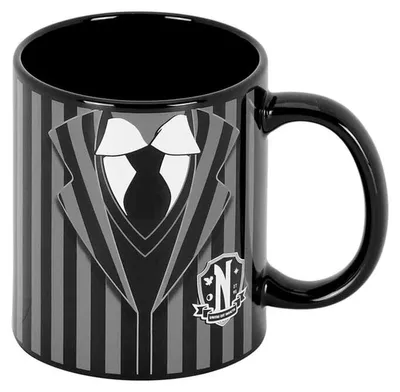 Produktbild von Karactermania Mittwochsuniform Tasse Schwarz Schwarz One Size
