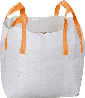 Zdjęcie produktu dla 10x bardzo wytrzymały worek typu big bag 1 m³ | Worek typu big bag 1500 kg | 4 pętle Cross Corner