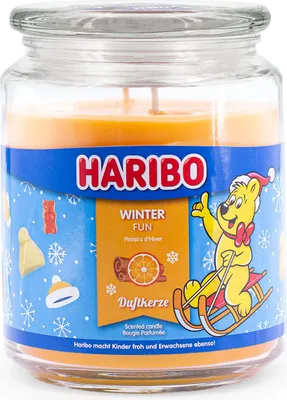 Image de Haribo Bougie parfumée Winter Fun 510g