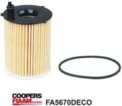 Produktbild von Ölfilter COOPERSFIAAM FILTERS FA5670DECO Filtereinsatz für FORD Fiesta Mk6 Schrägheck (JA8, JR8) FOCUS III Turnier Fiesta Mk5 Schrägheck Kuga Mk2