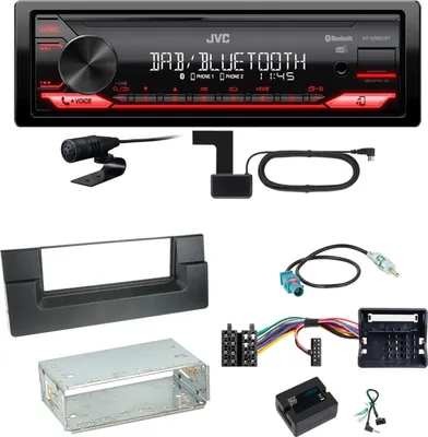 Produktbild von JVC KD-X282DBT Bluetooth Digitalradio Einbauset für BMW 5er E39 ab 10/2000