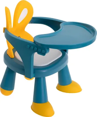 Produktbild von Füttern und spielen Stuhl gelb und blau