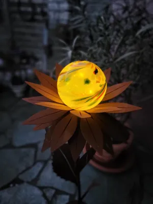 Produktbild von Edelrost Solarblume Maya, gelb