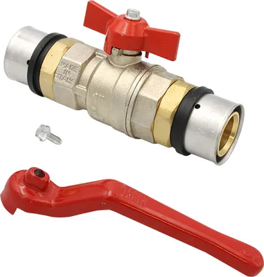 Produktbild von Pipetec Press-Kugelhahn Absperrhahn 32x3 mm TH Kontur Verbundrohr Heizung