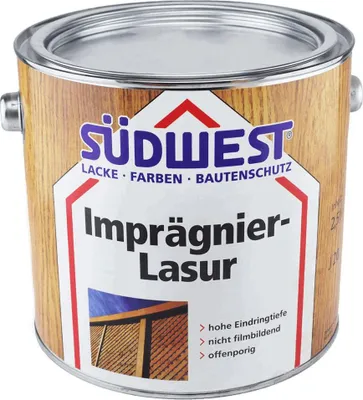 Produktbild von SÜDWEST Imprägnier-Lasur2,5 Liter  Eiche