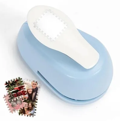 Obrázek produktu pro Fotopunch – Puzzleové rámečky – Plast – Příslušenství pro fotografie, pohlednice, scrapbooking a ruční práce – Snadné a rychlé použití