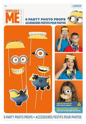 Produktbild von "Minions" Deko | Foto-Props 8-tlg.