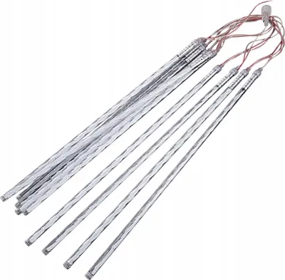 Zdjęcie produktu dla Vikdio Białe Lampki Świąteczne Led Deszcz Meteorytów 10 Sztuk 50 Cm