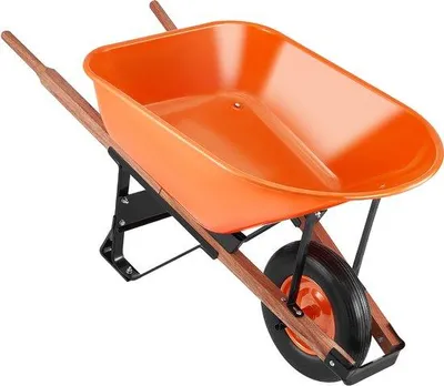 Produktbild von Einwheeler - Gartenkruiwagen - Tragfähigkeit 150 kg - Volumen 170 l - Einwheeler - Metallische Handgriffe - Radlänge 40,6 cm
