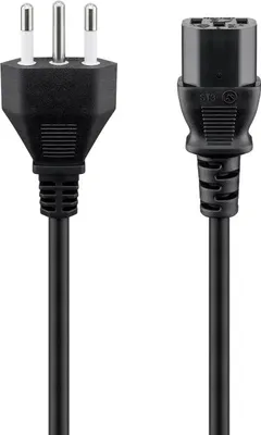 Obrázek produktu pro Goobay 97203, 1,8 m, Zásuvka typu L, IEC C13, H05VV-F3G, 250 V