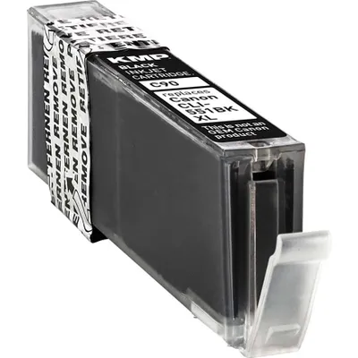 Produktbild von KMP Tintenpatrone passend für Canon CLI551BKXL Black 6443B001