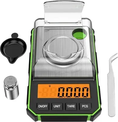 Produktbild von Hochpräzisionswaage, Schmuckwaage, Küchenwaage, 50 g/0,001 g, für Küche, Schmuckherstellung und Labor
