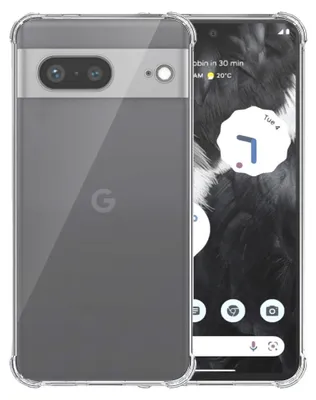 Image de Coque de téléphone pour Google Pixel
  7 Transparent - Coque antichoc TPU Silicone Case avec Bumper Transparent -
  Smartphonics