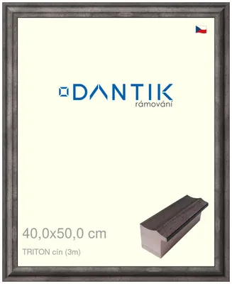 Zdjęcie produktu dla Ramka DANTIK 40x50 | puszka TRITON (plexi przezroczysta)