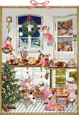 Produktbild von Zettel-Adventskalender - Nostalgische Weihnachtsbäckerei