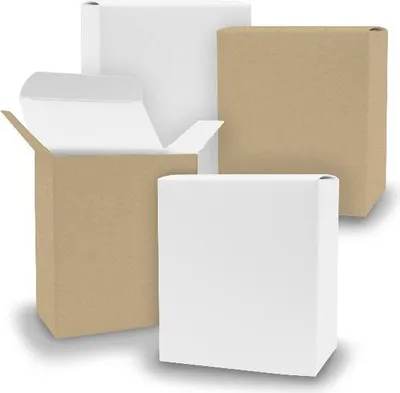 Produktbild von itenga Adventskalender Schachteln V9  24x Quader gemischt WEISS BRAUN