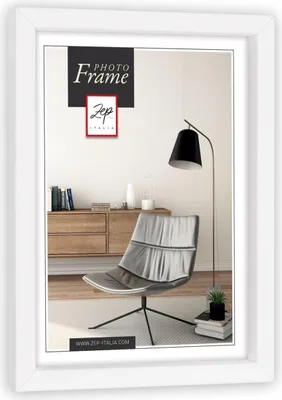 Produktbild von ZEP Fotorahmen NE446W Newton White 10x15 cm