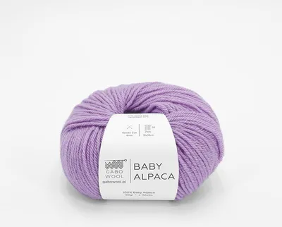 Produktbild von Gabo Wool 100% Alpaka Lila - Weich, Leicht für Strickprojekte Ideal