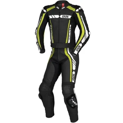 Immagine prodotto di IXS Sport RS-800 1.0 Tuta in pelle da moto 2 pezzi, nero/giallo/bianco, 50