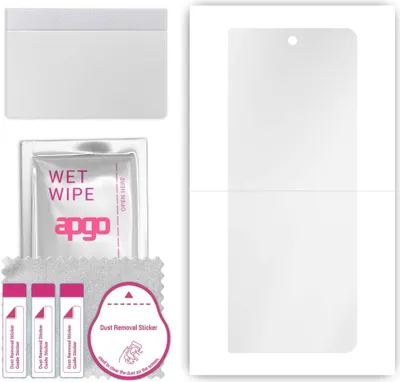 Produktbild von apgo Hydrogel Schutzfolie, Klar, kompatibel mit Honor Magic V2, flexibele Displayschutzfolie, Folie mit Positionierhilfe, kratzfest, einfache Montage