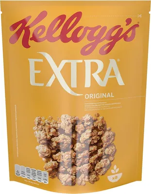 Produktbild von Kellogg's Extra Original Knusprige Haferflocken 100% Vollkorn 375g-Packung