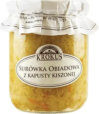 SURÓWKA OBIADOWA Z KAPUSTY KISZONEJ 500 g - KROKUS