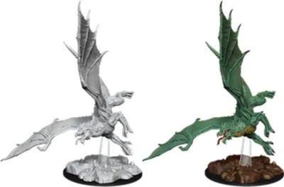 Produktbild von D&D Nolzur's Marvelous Miniatures Young Green Dragon