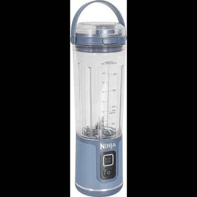 Zdjęcie produktu dla Ninja Blast, Blender sportowy, 0,53 l, Rozgniatacz do lodu, 14,4 W, Niebieski