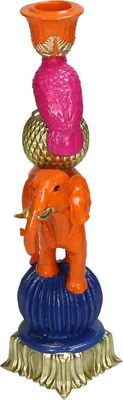 Produktbild von Kerzenhalter - Rosa Elefant ↑ 26 cm