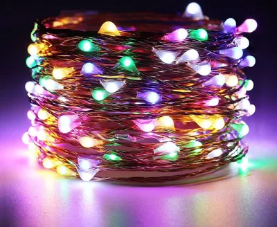 Produktbild von 20m 200 LED Lichterkette Weihnachtsbeleuchtung Innen Party Garten Deko Bunt
