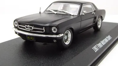 Produktbild von Greenlight Collectibles 86615 Ford Mustang Coupe 1967 matt schwarz Creed 1:43