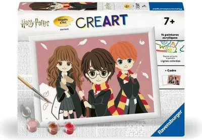 Immagine prodotto di CreArt Set di pittura per bambini - Ritratto di gruppo - 18 x 24 cm - Bambini