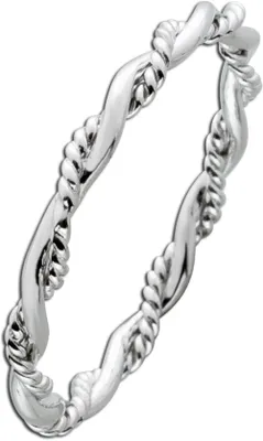 Produktbild von Damenring Sterling Silber 925 Kordeldesign 19