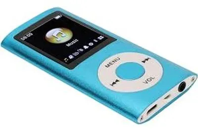 Image de Lecteur MP3 portable 64 Go, bleu - Son sans perte - Lecteur de musique pour le sport, les voyages et les déplacements