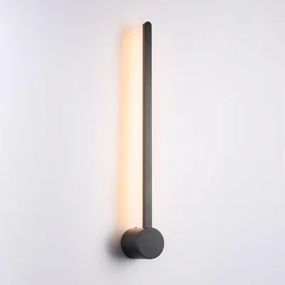 Zdjęcie produktu dla Minimalistyczna liniowa lampa ścienna LED "LOGAN" 10W - Ciepła biel 2700K 62cm Nowoczesne oświetlenie wewnętrzne do korytarzy