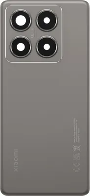 Immagine prodotto di Xiaomi, vetro posteriore originale per Xiaomi 14T Pro Service Pack, grigio