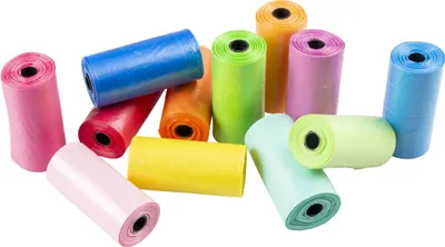 Immagine prodotto di Sacchetti per cacca di cane Poopidog Rainbow - 12 x 20 pezzi