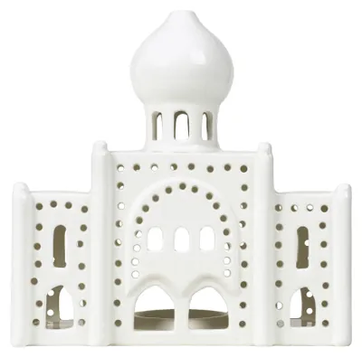 Immagine prodotto di Kähler Urbania Tivoli, lampada da esterno, Nimb, H17, Vetroceramica, bianca